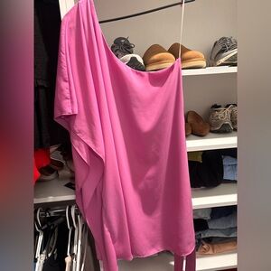 SHOW ME YOUR MUMU Trish dress with sash belt PINK PEBBLE